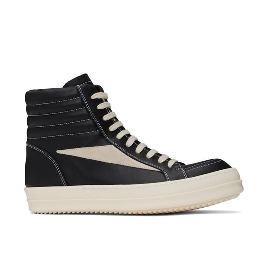 RICK OWENS Grey Hollywood High Vintage Sneaks