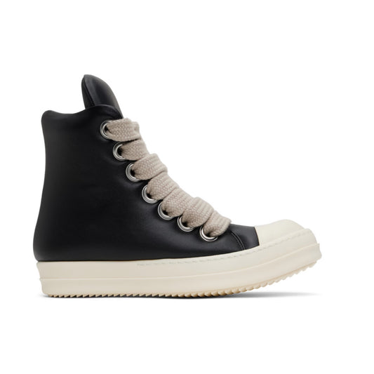 RICK OWENS Black Hollywood Jumbolace Sneakers